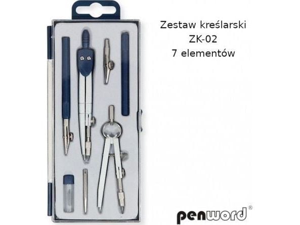 Penword piirustussarja PENWORD ZK-02 7 osaa Penword TARGI