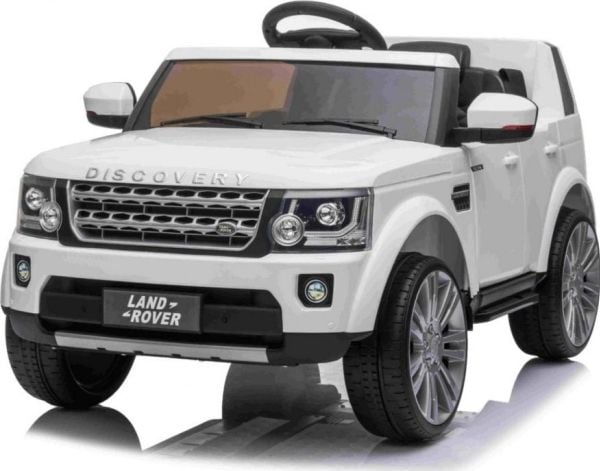 Ramiz-kjøretøy Land Rover Discovery hvit