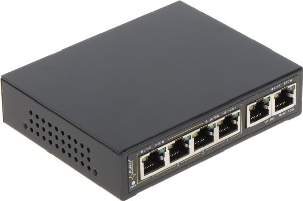 Kytkin PoE PULSAR SG64 4+2 Sort