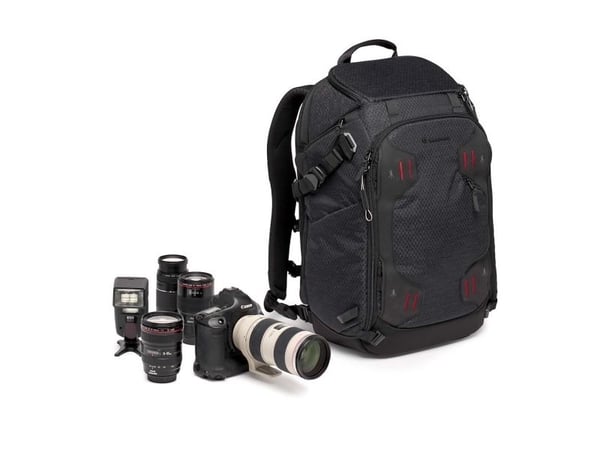 Manfrotto Pro Light Multiloader M - Ryggsekk for digitalfotokamera / camcorder - nylon, syntetisk tøy - svart krom