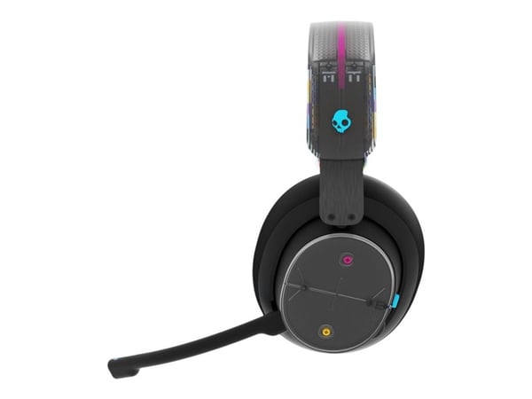Skullcandy PLYR - Hodesett - full størrelse - Bluetooth - trådløs, kablet - 3,5 mm jakk - lydisolerende - black digi hype