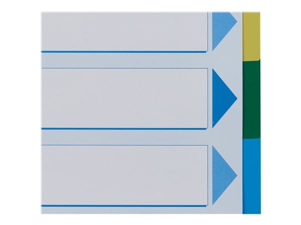 Esselte - Inndeler - 6 deler - for A4 (210 x 297 mm) - med fliker
