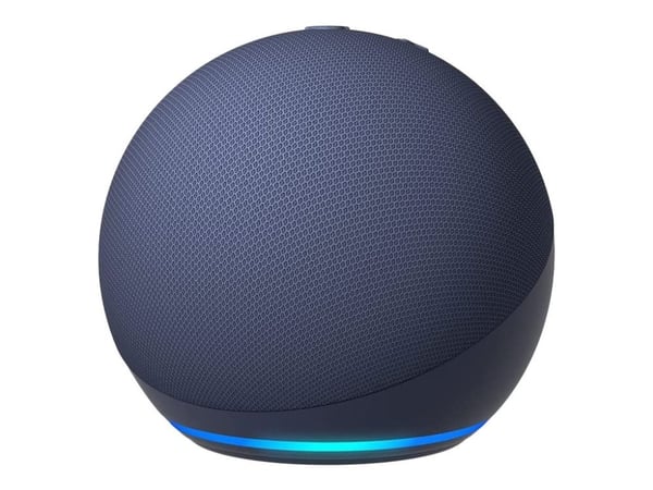 Amazon Echo Dot (5. Gen), Amazon Alexa, Pyöreä, Sininen, Saksa, Englanti, Espanja, Ranska, Italia, Android, Fire OS, 4,4 cm