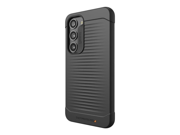 Gear4 Havana - Baksidedeksel for mobiltelefon - antimikrobielt - resirkulert plast, D3O Bio - svart - for Samsung Galaxy S23