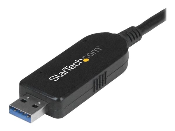 Startech USB 3.0 Data Transfer Cable for Windows & Mac - 2m (6ft) - Adapter för direktanslutning - USB 3.0 - USB 3.0 - svart