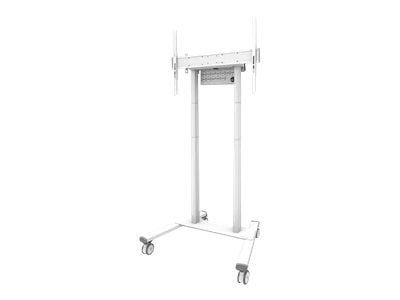 Neomounts FL55-875WH1 - Vogn - for flatpanel - motordrevet - låsbar - stål - hvit - skjermstørrelse: 55"-100" - for Neomounts AV1-875BL