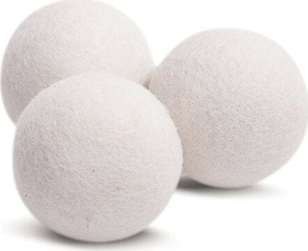 SCANPART 1140000013, Tørketrommelballer, Hvit, Ull, 7 cm