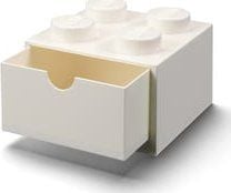 LEGO skrivbordsfack Brick 4 (vit)