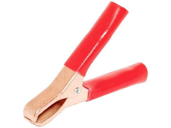 Mueller Electric BU-46A-2 #####Miniature battery terminal Kupari, punainen Puristusalue max: 29 mm Pituus: 74 mm 1 kpl