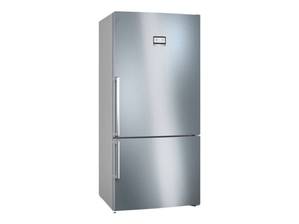 Bosch Serie | 6 KGN86AIDR - Kjøleskap/fryser - bunnfryser - bredde: 86 cm - dybde: 81 cm - høyde: 186 cm - 631 liter - Klasse D - inox-lettrens