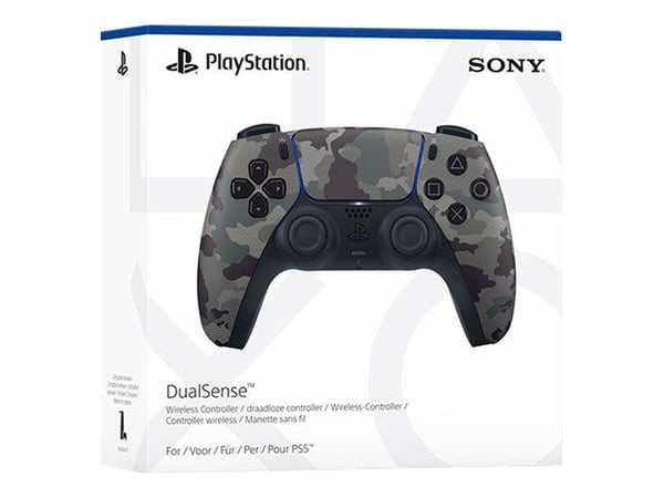 Sony DualSense - Håndkonsoll - trådløs - Bluetooth - grå kamuflasje - for Sony PlayStation 5