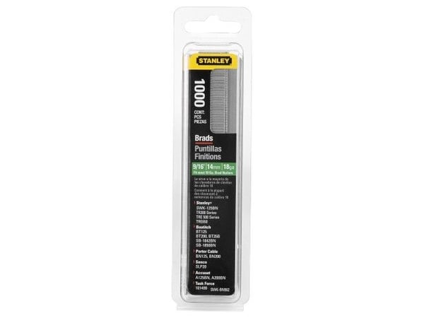Stanley 1-SWKBN1187T, Kiristin-, pultti- ja naulalajitelma, 1000 kpl, 3 cm, TR150L - Punto Tipo "A" TR250 - Punto Tipo "G" TRE650 TRE550 - Punto Ti...