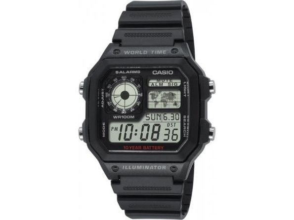 Casio AE-1200 herrklocka, svart