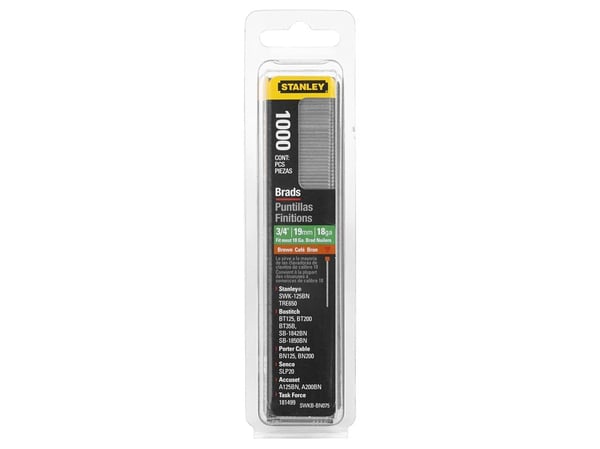 Stanley 1-SWKBN1187T, Kiristin-, pultti- ja naulalajitelma, 1000 kpl, 3 cm, TR150L - Punto Tipo "A" TR250 - Punto Tipo "G" TRE650 TRE550 - Punto Ti...