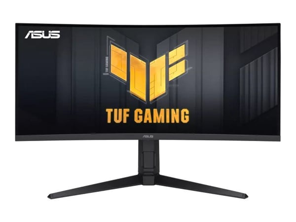 ASUS TUF Gaming VG34VQEL1A - LED-skjerm - gaming - kurvet - 34" - 3440 x 1440 UWQHD @ 100 Hz - VA - 300 cd/m² - 3000:1 - HDR10 - 1 ms - 2xHDMI, Dis...