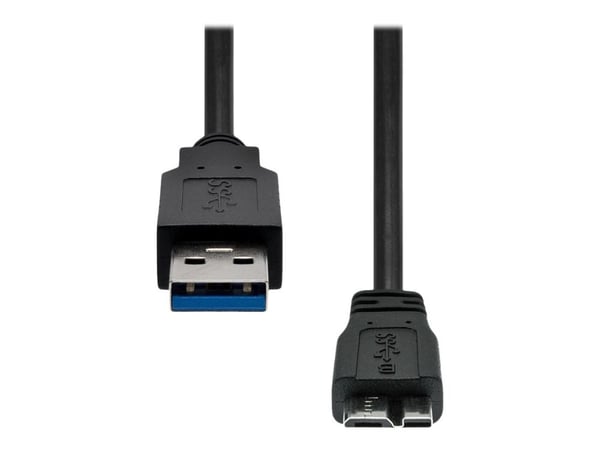 ProXtend - USB-kabel - USB-type A (hann) til Micro-USB Type B (hann) - USB 3.2 Gen 1 - 1 m - USB Power Delivery (10W) - svart