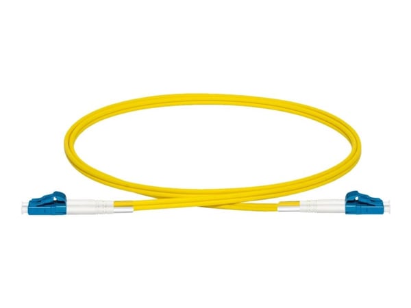 Lanview - Koblingskabel - LC/UPC-enkeltmodus (hann) til LC/UPC-enkeltmodus (hann) - 2 m - 2 mm - fiberoptisk - dupleks - 9 / 125 micron - OS2 - hal...