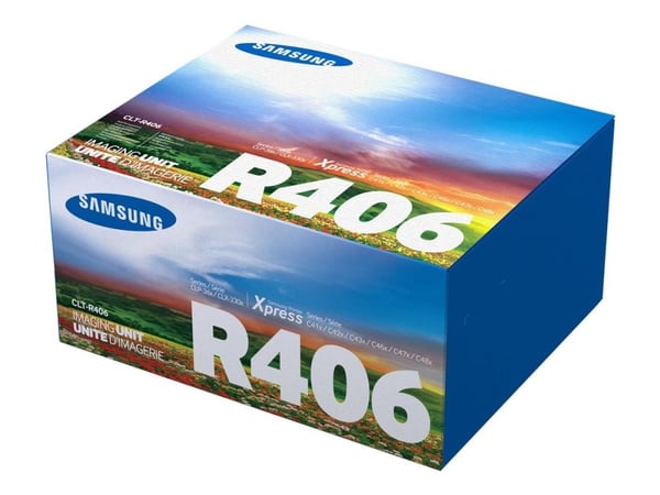 Samsung CLT-R406 - Svart, gul, cyan, magenta - original - bildebehandlingsenhet for skriver - for Samsung CLX-3300, 3302, 3303, 3304, 3305, 3306, 3...