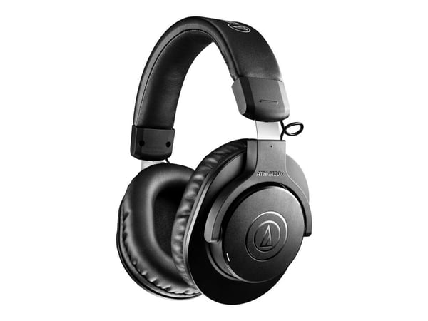 Audio-Technica ATH M20xBT - M Series - hodetelefoner med mikrofon - full størrelse - Bluetooth - trådløs, kablet - 3,5 mm jakk - svart