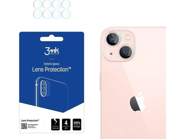 iPhone 14 Plus 7H kameraglass med linse i 3mk Lens Protection-serien