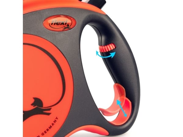 flexi Xtreme line, bånd, L: 8m < 55 kg, orange