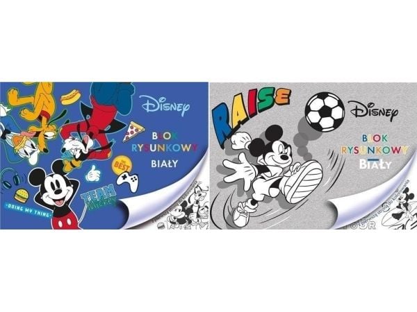Beniamin tegneblokk A4/20K hvit Mickey Mouse