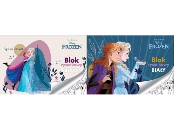 Beniamin tegningsblokk A4/20K hvit Frozen
