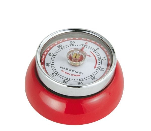 Zassenhaus 072327, Mekanisk äggklocka, Röd, 60 min, 7 cm, 30 mm, 144 g