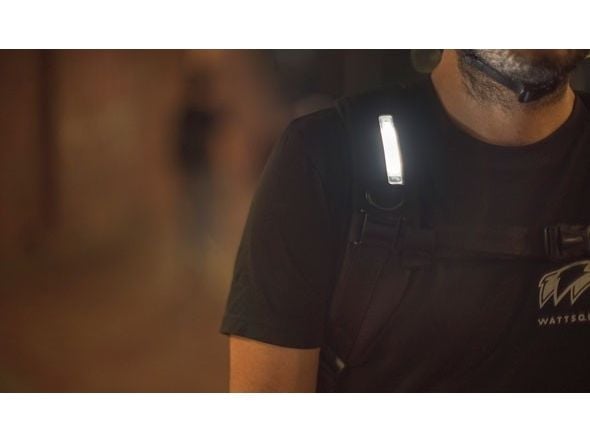 Knog 12140, Lommelyktsmontering til sykkel, Vanntett, IP67, Innebygd batteri, Sort