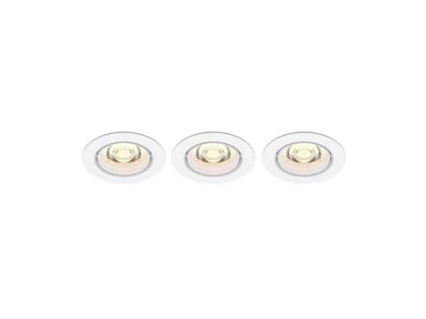 Philips Toiminnollinen Planet upotettava valaisin, Syvennysspottivalo, Ei vaihdettavissa oleva hehkulamppu, LED, 2700 K, 500 lm, Valkoinen