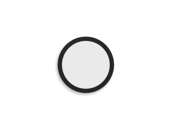 Philips Funksjonell Magneos-taklampe, 12 W, 210 mm, Innsunket spotlight, Ikke-utskiftbare pærer, LED, 2700 K, 1150 lm, Svart