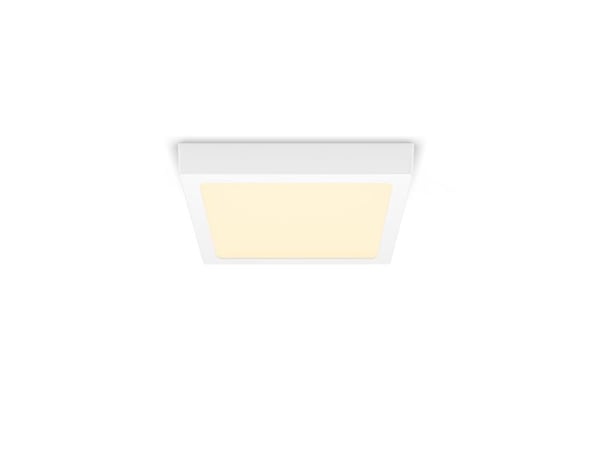 Philips Funksjonell Magneos-taklampe, 12 W, kvadratisk, Overflateegnet, Ikke-utskiftbare pærer, LED, 2700 K, 1200 lm, Hvit