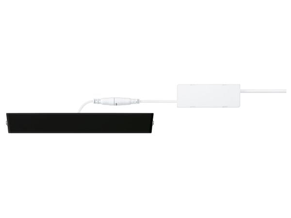 Philips Funksjonell Magneos-taklampe, 12 W, kvadratisk, Overflateegnet, Ikke-utskiftbare pærer, LED, 2700 K, 1150 lm, Svart