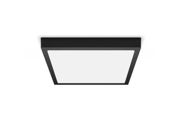 Philips Funksjonell Magneos-taklampe, 20 W, kvadratisk, Overflateegnet, Ikke-utskiftbare pærer, LED, 2700 K, 1900 lm, Svart