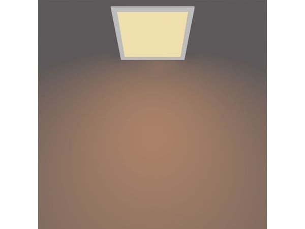Philips Funksjonell Panel-taklampe, 12 W, kvadratisk, LED, IP20, Hvit