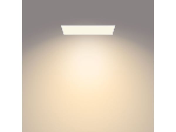 Philips Funksjonell Panel-taklampe, 36 W, rektangulær, LED, Ikke-utskiftbare pærer, 3300 lm, IP20, Hvit