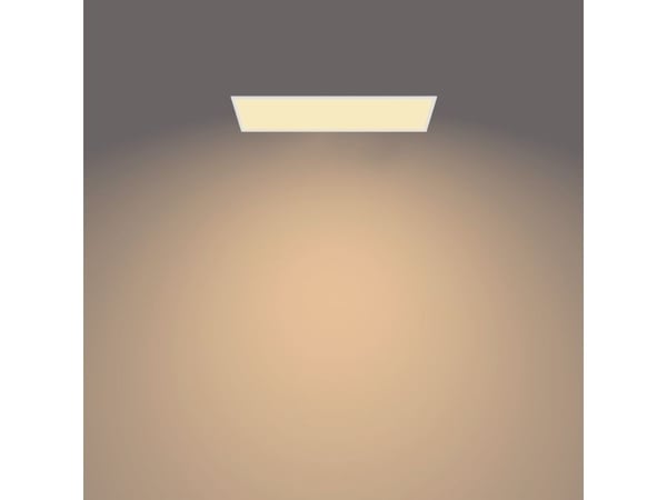 Philips Funksjonell Panel-taklampe, 36 W, rektangulær, LED, Ikke-utskiftbare pærer, 3300 lm, IP20, Hvit