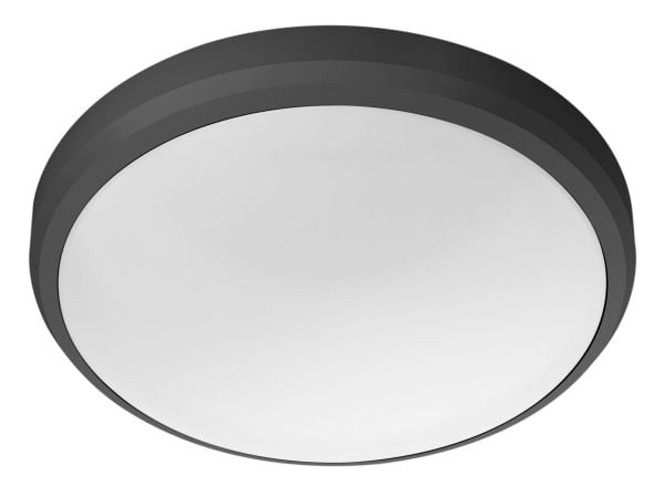 Philips Doris-taklampe, 6 W, Svart, Metall, Plast, IP54, Terrasse, Hage, I, Tidsriktig