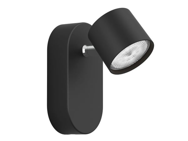 Philips Star-spotlys til tak/vegg, Overflateegnet, LED, 2700 K, 500 lm, 220-240 V, Svart