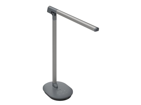 Philips Funksjonell Sword-skrivebordslampe, Mørkegrå, Metall, Soverom, Stue, Kontor, Tidsriktig, IP20, II