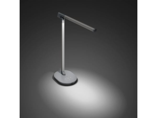 Philips Funksjonell Sword-skrivebordslampe, Mørkegrå, Metall, Soverom, Stue, Kontor, Tidsriktig, IP20, II