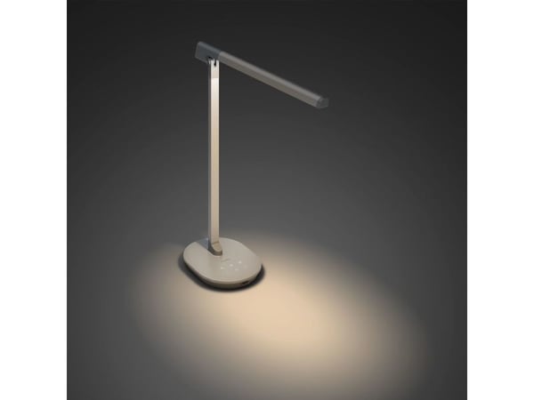 Philips Funksjonell Sword-skrivebordslampe, Mørkegrå, Metall, Soverom, Stue, Kontor, Tidsriktig, IP20, II