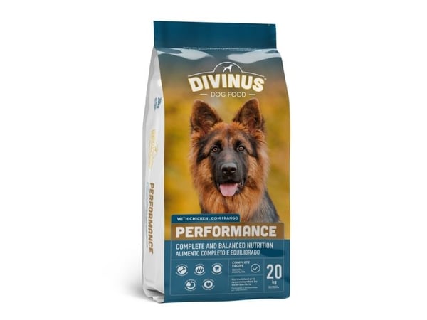 DIVINUS Performance for German Shepherd - kuivaruoka koirille - 20 kg