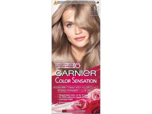 GARNIER_Color Sensation intens langvarig Creme-farging 8.11 Perleblond
