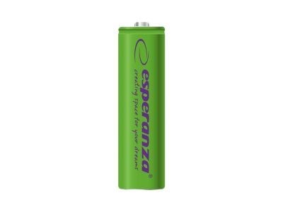 Esperanza - Batteri 4 x AAA - NiMH - 1000 mAh - grønn