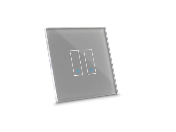 Iotty Smart Switch frontplatta 2-vägs - svart