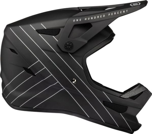 100% Kask full face STATUS DH/BMX Essential Black str. XL (61–62 cm)