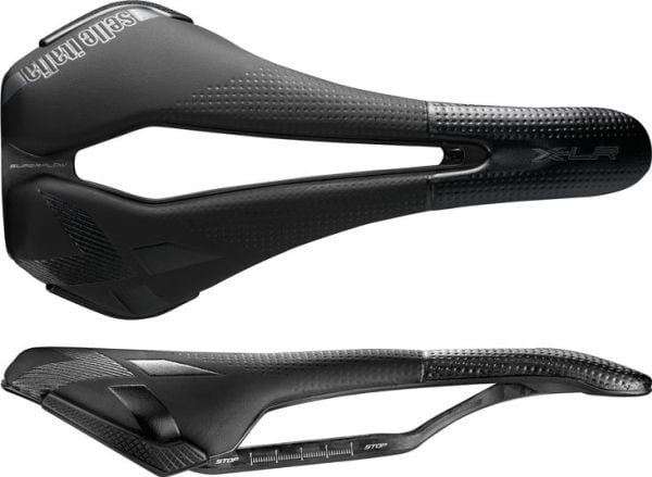 Selle Italia SELLE ITALIA X-LR KIT CARBONIO SUPERFLOW L (id match - L3) carbon/keramikk 7x9, fibra-tek, 187 g sort (NY)