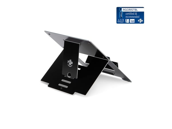 R-Go Laptop stand Riser Flexible - Notebookstativ - svart R-Go Laptop stand Riser Flexible - Notebookstativ - svart