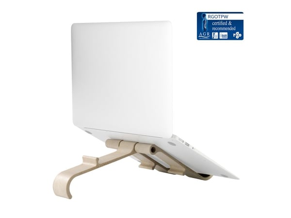 R-Go Tablet and laptop stand Treepod - Ställ för bärbar dator - vit
